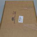 Baquler 50 Pcs Flameless Taper Candles Battery Operated Bulk 12.4 Ivory LED Taper Candles Flickering LED Candlesticks for Wedding Advent Halloween Christmas Party Decor