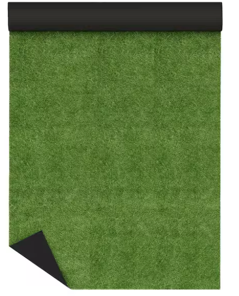 Turf,61.5in,10lbs,  Green Artificial Grass Area Rug