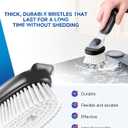 Dish Brush Head Replacement for OXO, 4 Pack Refill Head for OXO Dish Brush, Dish Brush Cleaning Soap Dispensing Head Replacement for Scrubber (Black)