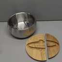 Gusto Nostro 4.1L Insulated Ice Bucket with Lid and Tongs, Double Wall Stainless Steel Ice Bucket Large, BPA Free Ice Bucket for Cocktail Bar, Keeps Champagne, Wine, Beer Chill for Parties (Silver)