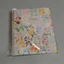 bloom daily planners 2026 Hardcover Calendar Year Goal & Vision Planner (January to December) - Monthly & Weekly Agenda Organizer - 7.5" x 9" - Garden Party, Beige