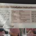 TIEHESYT Black Car Seat Covers Full Set, Breathable Leather Automotive Front and Rear Seat Covers & Headrest for Comfortable Driving, Universal Auto Interior Fit for Most Kinds of Vehicles, Cars