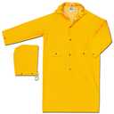 Classic Rain Coats Classic .35Mm Pvc/Polyester 49" Coat Yellow: 611-200Cx2 - classic .35mm pvc/polyester 49" coat yellow