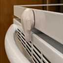 Oven Lock Child Safety (1 Pack), Cabinet Locks Baby Proofing, Baby and Child Proof Locks for Drawer Oven Stove Door, Upgrade Heat-Resistant Material, Easy to Install, No Toolf Need - White