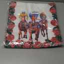 Nepnuser Kentucky Table Runner Run for The Roses Horse Racing Party Decoration Home Kitchen Dining Room Decor 108 Inches Long