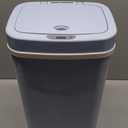 Ninestars NPT-16-1BL Automatic Touchless Motion Sensor Diaper Disposal Trash Can with lid, 4.2 gallon/16 L, Baby Blue Plastic