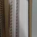 LazBlinds No Tools No Drill Cordless Lift Cut to Size Pleated Paper Blinds for Windows, Light Filtering Clip On Self Adhesive Temporary Window Blinds for Home(48" W x 72" H x 6 Pack, White)