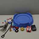 X Stadium Battle Set with X-Celeration Rail, 6 Right-Spin Tops, 2 Launchers, and 1 Arena, Blade Battling Xtreme Game