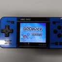 Handheld Game for Kids -Preloaded 220 Retro Video Games, Portable Gaming Player with Rechargeable Battery 3.0" LCD Screen, Mini Arcade Electronic Toy Gifts for Boys Girls (Black+Blue)