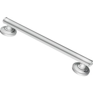 Moen R8716D1GCH Bathroom Safety 16-inch Bathroom Grab Bar with Comfort Grip Pad, Chrome