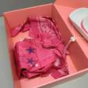 Cowgirl Costume Girls Kids Disco Western Rodeo Dress Up Outfits for Halloween Birthday Cosplay Party (110(3-4 Years), Hot Pink)