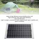 30A MPPT Solar Controller and Solar Panel Kit, 12V 24V 50W Solar Panel Charger Battery Charger for RV Trailer Boat Marine, Camping Emergency
