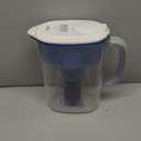 PUR Plus 7-Cup Water Filter Pitcher for Fridge, Cleaner, Great-tasting Water, Dishwasher Safe, Powerful Filtration, Change Light Indicator, LockFit Cap Design, White