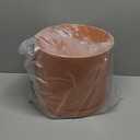 Bloem Mathers Round Planter with Saucer Tray: 12" - Terra Cotta - Modern Design, Durable Plastic Pot, Removable Saucer, for Indoor & Outdoor Use, Gardening, 5.8 Gallon Capacity