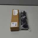 Key Holder (3 Hooks) - Sturdy Self Adhesive Stainless Steel, Matte Black, Wall Mount, Damage Free, Extra Thick, for Keys and Masks, Entryway, Hallway