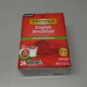 Twinings Decaffeinated English Breakfast Black Tea K-Cup Pods for Keurig, 24 Count (Pack of 1), Smooth, Flavourful, Robust, Enjoy Hot or Iced (EXP 10/28/28)