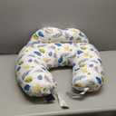 Boppy Nursing Pillow - Ergonomic Bottle & Breastfeeding Pillow with High, Firm, Large Area, Water-Repellent Cushion with Washable Cover; Baby Safety Alliance Verified