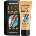 Kototo Tattoo Cover Up Makeup Waterproof (4.05 Fl Oz, Medium Brown), Long Lasting Leg & Body Foundation, Leg Makeup Waterproof No Transfer, Body Coverage Perfector for Scar & Skin Imperfections