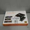 HDMI Audio Extractor Adapter HDMI to Optical SPDIF 3.5mm Stereo L/R Audio Converter Volume Control