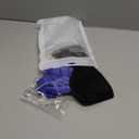 Wisdom Teeth Ice Pack Head Wrap for Pain Relief - Cold Hot Therapy for Face, Jaw & Oral Surgery with 4 Gel Packs, TMJ, Tooth Extraction, Tonsillectomy Recovery-Black