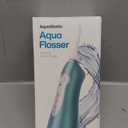 AquaSonic Water Flosser - Cordless Rechargeable Water Flossers for Teeth Cleaning - Waterproof Aqua Flosser, Portable Oral Irrigator for Dental Cleaning with 5 Jet Tips  Braces Home Travel (Mint Green Metallic)