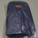 30 Pcs Camp Cooking Utensil Set & Outdoor Kitchen Gear Cookware Kit, Portable Compact Carry Case for Camping, Hiking, Travel, BBQ Grilling Stainless Steel Accessories Spoon & Fork, Navy