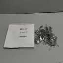 Moxweyeni 96 Pieces Heat Cable Roof Gutter Clips Christmas Light Clips 1.8" De Icing Cable Xmas Light Hooks and Spacers Set Outdoor Decor