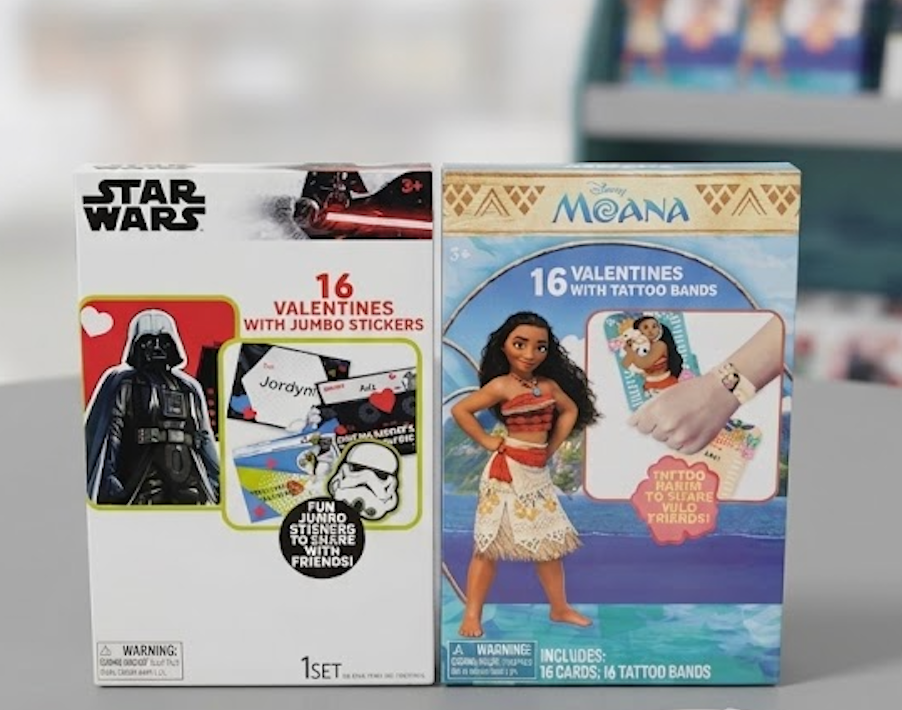 Star Wars and Moana Jumbo Stickers