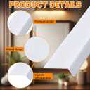 Retisee 2 Pcs 24 Inch Under Cabinet Light Cover Replacement Lens,L Shaped