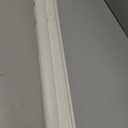 DEZ FURNISHINGS Cordless 1" Signature Mini Blind with Flexible Slats, 23" W x 48" H, Pearl White