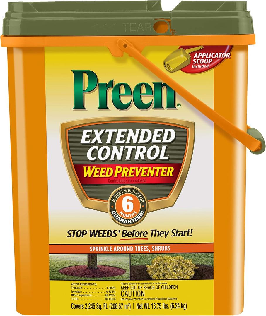 Preen Extended Control Weed Preventer - 13.75 lb. - Covers 2,245 sq. ft.