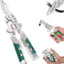 18 In 1 Foldable ire Stripper, New Wire Strippers with Voltage Detector, Multifunctional Wire Stripping Pliers for Cutting And Pulling Wires Cable