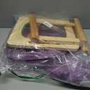 Yofuly Yoni Steamer for Women, Wooden V Steam at Home Kit with Gown, Cushion and Healing Crystal, Wood Steaming Seat for Feminine Odor, PH Balance, Postpartum Care and Cleansing