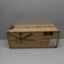 Ceiling Fan with Light Remote: 52 Inch Modern Bedroom Fans with Dimmable Tri-Color Temperature LED - Quiet Reversible DC Motor - Indoor Outdoor (Black+Walnut-5)