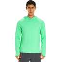 HODOSPORTS Mens UPF 50+ Sun Protection Hoodie Shirts Lightweight Rash Guard Long Sleeve Swim Shirts UV SPF Quick Dry T-Shirts Swim Hoodie (XL)