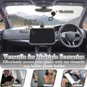 Magnetic Car Phone Mount Holder - 360° Rotation & Foldable, Dashboard Windshield Suction Cup, Compatible with iPhone Android Phones