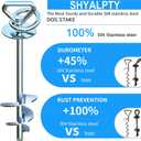 Dog Tie Out Cable and Stake for Camping,with 2x20FT Heavy Duty Cables(up to 200lbs),360°Swivel Dog Run Anchor- No Tangle,Dog Runner for Yard -Ideal for Outdoor Camping