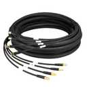 Boobrie Quad 195 SMA Cable 30FT SMA Male to SMA Female Cable SMA Antenna Extension Ultra Low Loss for 5G Cellular Routers, Gateways, Hotspots (T-Mobile, Verizon, AT&T) 4-in-1