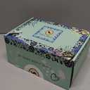 Tabor Place Set of 2 - Glass Sippy Cup for Toddlers - The Luca | Mint Green & Indigo Purple | Spill-Proof | Silicone Straw | 8 oz | Liquids Never Touch Plastic | Removable Handles