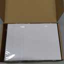 Geosar 200 Sheet Linen Cardstock 5 x 7 Invitation Cardstock Heavyweight Printer Paper 92lb 250gsm Index Cards for Printer Cover Postcards Blank Flash Note Greeting (White)