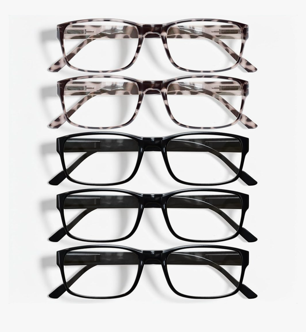 Gaoye Professional Reading Glasses for All Day - Computer Readers with Blue Light Protection - Value Pack(1.5)