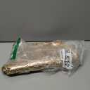 Mosayt Christmas Round Snow Placemats Set of 12Gold Vinyl Metallic Place mats, Washable Easy Clean Non-Slip Heat Resistant Plastics Table Mats for Dinning/Wedding/Party Decoration, 15 Inch