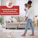 Spray Mop for Floor Cleaning with Refillable Bottle (14 oz), 3 Washable Microfiber Pads & Scraper Lightweight 360 Rotating Mop, No Batteries, Streak-Free Cleaning for Hardwood, Tile & Laminate
