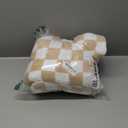 Checkered Blanket Flannel Throw Blankets Soft Cozy Checkered Grid Print Chessboard Gingham Pattern Throws for Bed Sofa Couch for All Seasons, 60x80 Inch, Blonde (Blanket-60"x80", 01 Blonde)