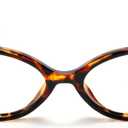 TIJN Olisa Blue Light Blocking Glasses for Women Men,Oval Glasses Frame Bluelight Glasses for Gaming/Computer/Screen (01.whiskey Tortoise)