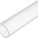 MECCANIXITY Acrylic Pipe Rigid Round Tube Clear 35mm(1.38") ID 45mm(1 3/4") OD 305mm(12") for Lamps and Lanterns,Water Cooling System
