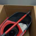 O-Cedar EasyWring Microfiber Spin Mop, Bucket Floor Cleaning System, Red, Gray, Standard