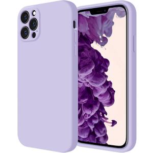 Cordking Compatible with Case for iPhone 11 Pro Max Case, Silicone [Camera Protecion] Upgraded Phone Case with Soft Anti-Scratch Microfiber Lining, 6.5 inch Clove Purple