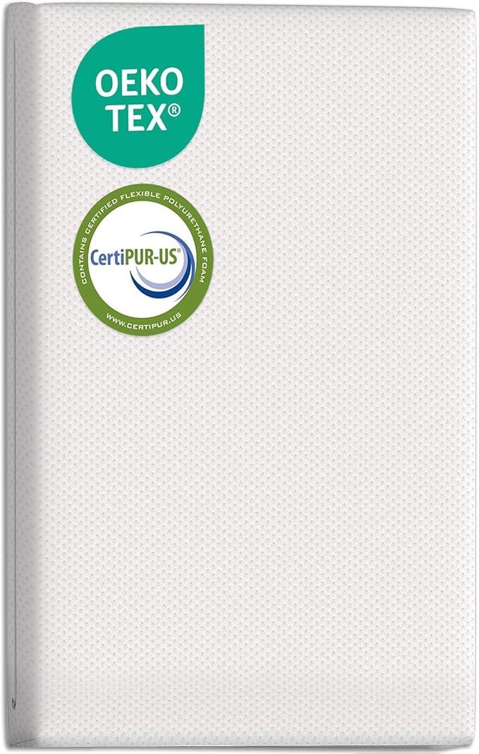 Pack and Play Mattress (38"x26"x1.5"), Portable Crib Mattress Pad for Pack N Play, Play Pen, Soft, Waterproof, Washable, Breathable Pad for Babies and Toddlers