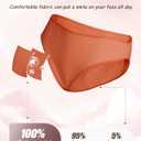 UNDER THE SEA Cotton Underwear for Women 6 Pack Sexy Bikini High Cut Breathbale Cheeky Panties Underwear Womens Lingerie (M)